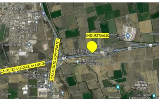 Terreno En Venta De 10545 m2 En Parque Industrial En Corregidora Querétaro